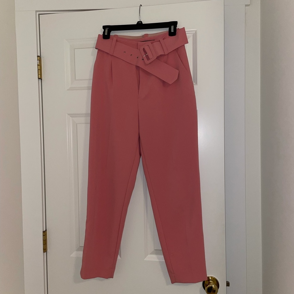 Pink dress pants